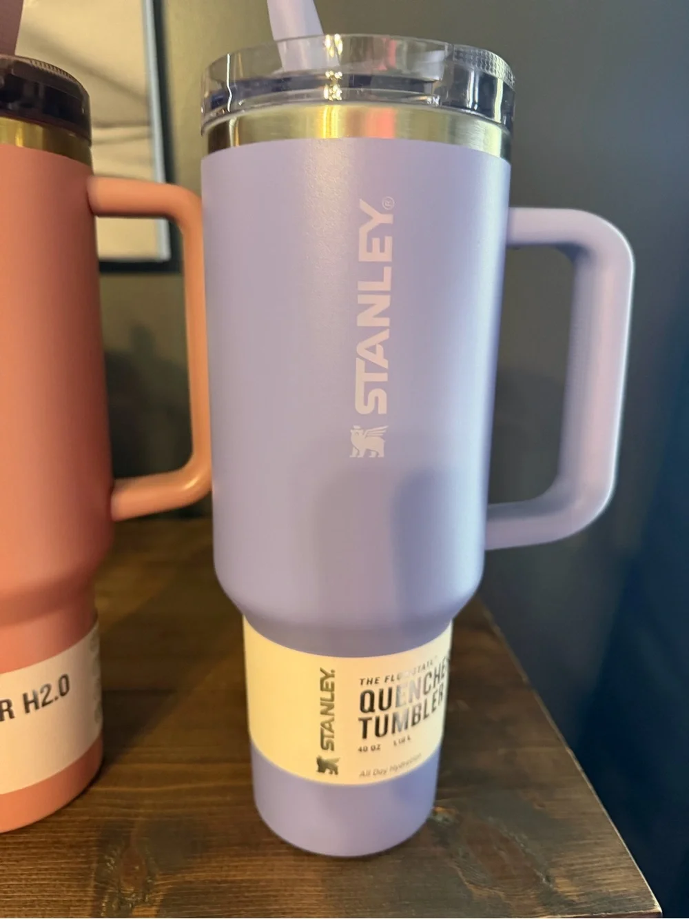 Stanley Lilac Travel Tumbler with Handle